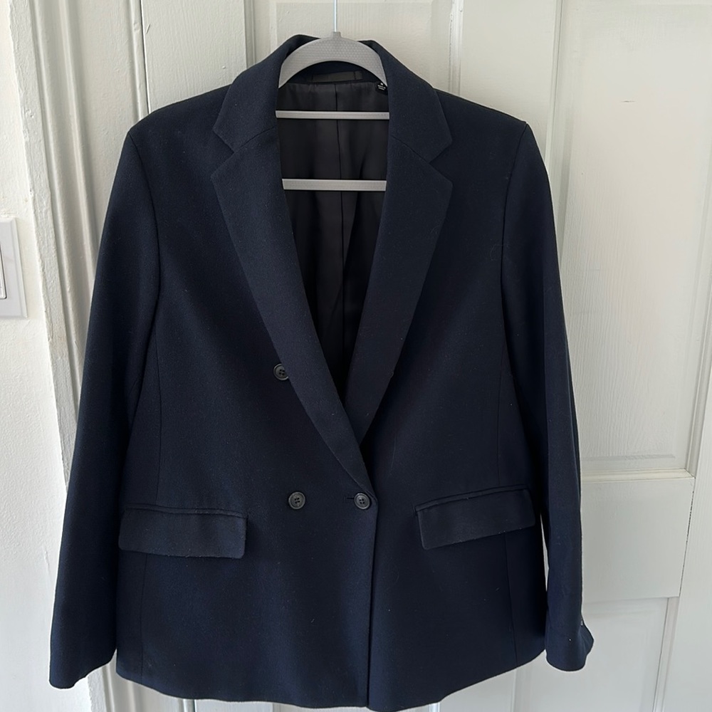 Dark blue Uniqlo warm jacket oversize M